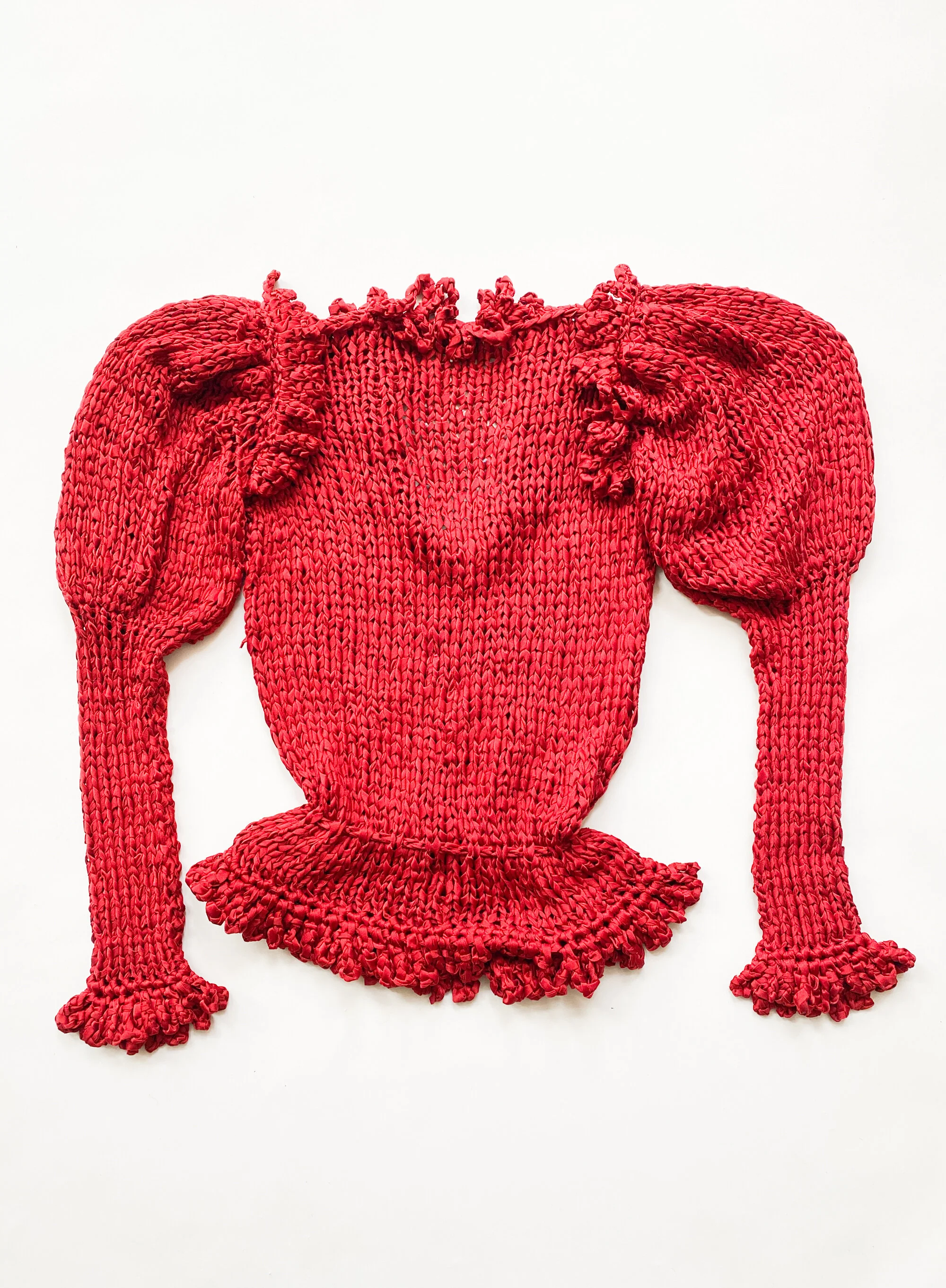 Mutton sleeve sweater online